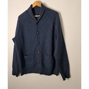 J. Crew Factory Navy Cardigan Sweater